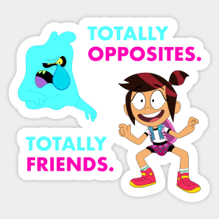 Totally Opposites, Totally Friends | The Ghost And Molly McGee Sticker